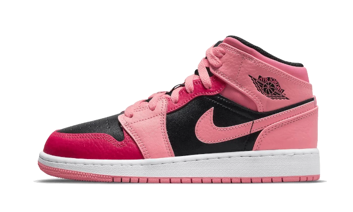 Air Jordan 1 Mid Coral Chalk Pink - 554725-662 3 Air Jordan 1 Mid Coral Chalk Pink - 554725-662