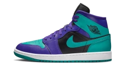 Air Jordan 1 Mid Black Grape - BQ6472-502