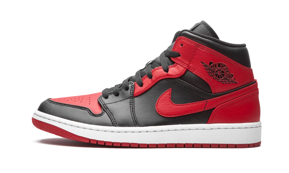 Air Jordan 1 Mid Banned (2020) - 554724-074 3 Air Jordan 1 Mid Banned (2020) - 554724-074