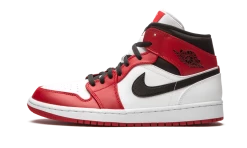 Air Jordan 1 Mid Chicago White - 554725-173