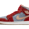 Air Jordan 1 Mid SE Denim - DM4352-600 -Nike Verkäufe 2023 air jordan 1 mid denim cinnabar white hemp 1 1000 2048x2048