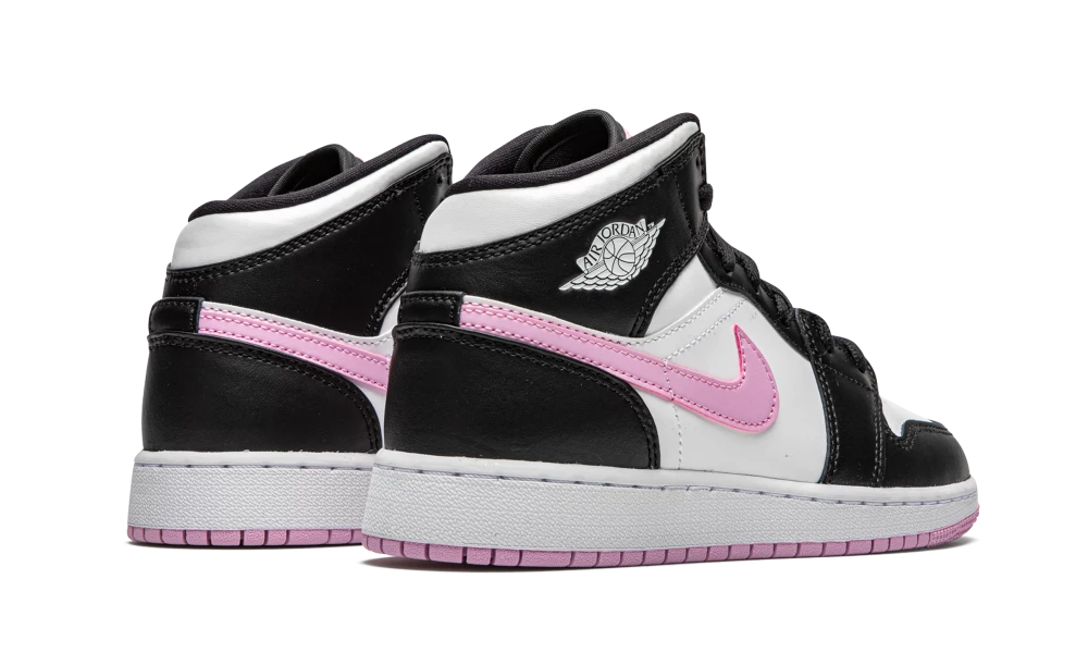 Air Jordan 1 Mid White Black Light Arctic Pink - 555112-103 5 Air Jordan 1 Mid White Black Light Arctic Pink - 555112-103 – Bild 3