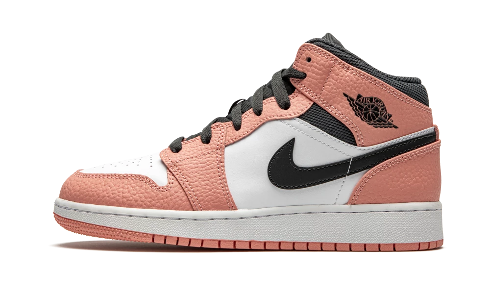 Air Jordan 1 Mid Pink Quartz - 555112-603 3 Air Jordan 1 Mid Pink Quartz - 555112-603