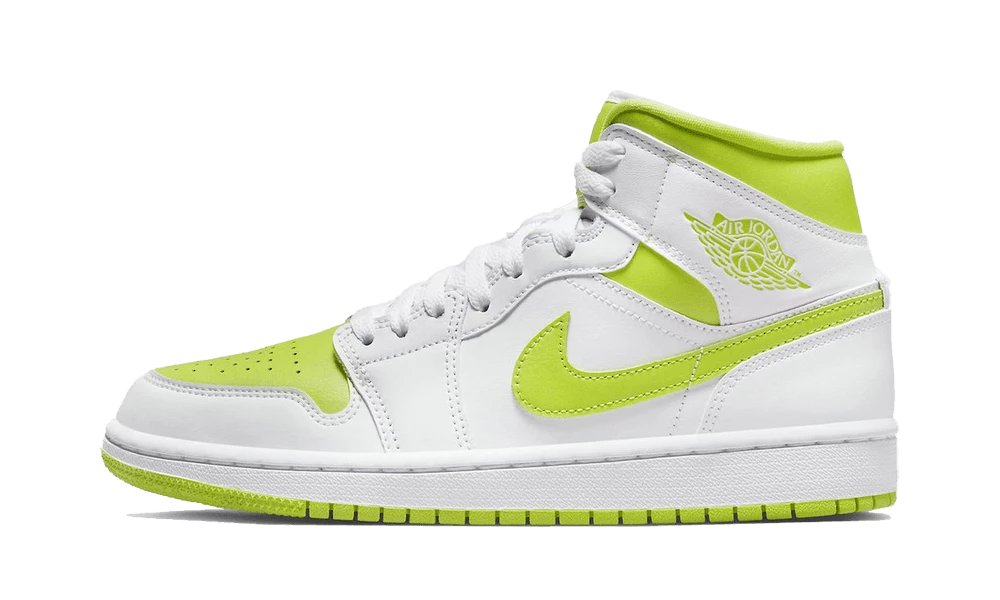 Air Jordan 1 Mid White Lime - BQ6472-131 3 Air Jordan 1 Mid White Lime - BQ6472-131