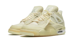 Air Jordan 4 Retro Off-White Sail - CV9388-100 -Nike Verkäufe 2023 air jordan 4 retro off white sail w 2 1000 2048x2048