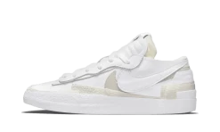 Nike Blazer Low Sacai White Patent Leather - DM6443-100