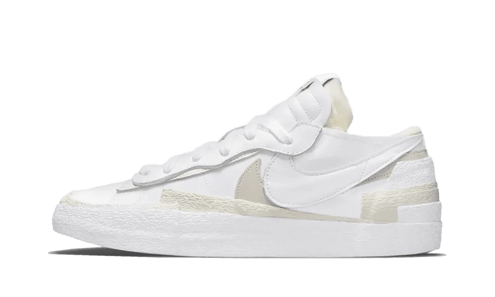 Nike Blazer Low Sacai White Patent Leather - DM6443-100 3 Nike Blazer Low Sacai White Patent Leather - DM6443-100