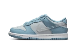 Nike Dunk Low Aura Worn Blue Clear Swoosh - DH9765-401