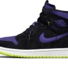 Air Jordan 1 High Zoom Air CMFT Black Court Purple Lemon Venom - CT0979-001
