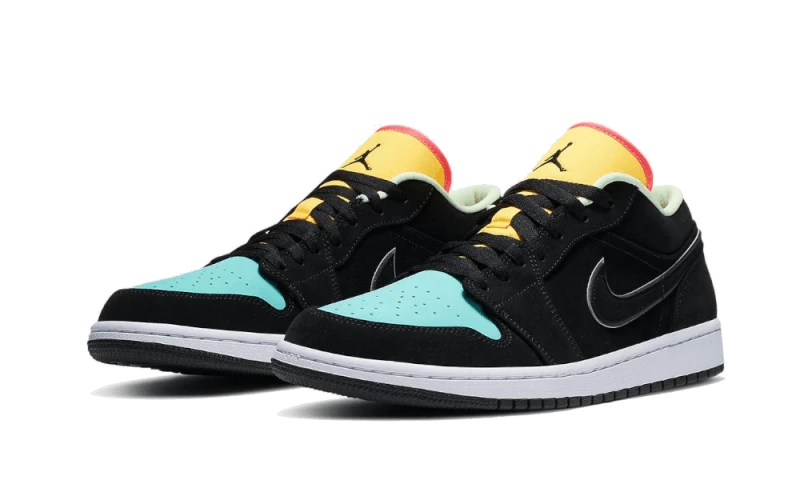 Air Jordan 1 Low Black Aurora Green Laser Orange - CK3022-013 4 Air Jordan 1 Low Black Aurora Green Laser Orange - CK3022-013 – Bild 2