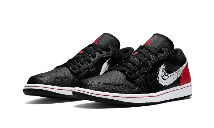 Air Jordan 1 Low Brushstroke Swoosh Black - DA4659-001 4 Air Jordan 1 Low Brushstroke Swoosh Black - DA4659-001 – Bild 2