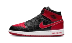 Air Jordan 1 Mid Bred Text - DM9650-001