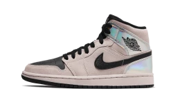 Air Jordan 1 Mid Dirty Powder Iridescent - BQ6472-602