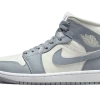 Air Jordan 1 Mid Grey Sail