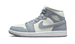 Air Jordan 1 Mid Grey Sail