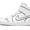 Air Jordan 1 Mid Iridescent Reflective White - CK6587-100