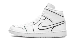 Air Jordan 1 Mid Iridescent Reflective White - CK6587-100