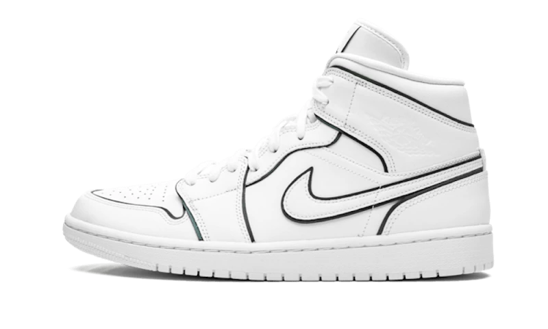 Air Jordan 1 Mid Iridescent Reflective White - CK6587-100 3 Air Jordan 1 Mid Iridescent Reflective White - CK6587-100
