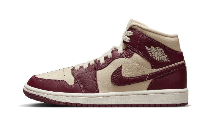 Air Jordan 1 Mid Split Beach Cherrywood Red - DR0501-200 3 Air Jordan 1 Mid Split Beach Cherrywood Red - DR0501-200