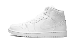 Air Jordan 1 Mid Triple White (2022)