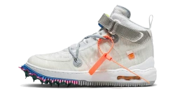 Nike Air Force 1 Mid Off-White Clear White - DO6290-100