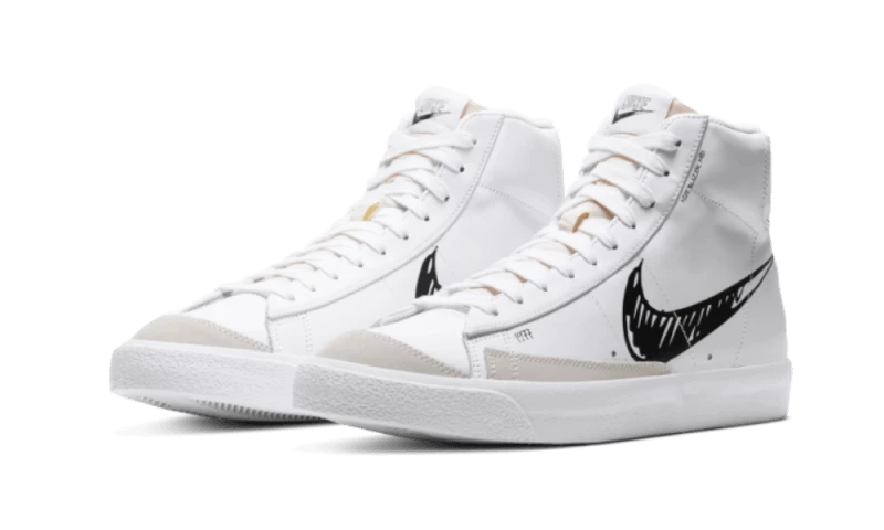 Nike Blazer Mid Sketch Black Swoosh - CW7580-101 4 Nike Blazer Mid Sketch Black Swoosh - CW7580-101 – Bild 2