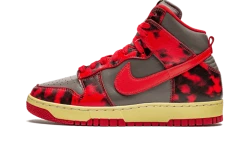 Nike Dunk High 1985 Red Acid Wash - DD9404-600
