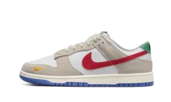 Nike Dunk Low Light Iron Ore Red Blue - DV3497-001