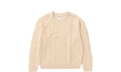 Nike Life Cable Knit Sweater Rattan