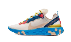 Nike React Element 55 Tan Blue Red - BQ2728-201