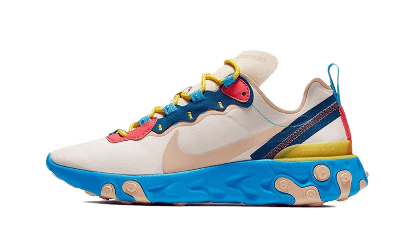 Nike React Element 55 Tan Blue Red - BQ2728-201 3 Nike React Element 55 Tan Blue Red - BQ2728-201