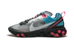 Nike React Element 87 Blue Chill Solar Red - AQ1090-006