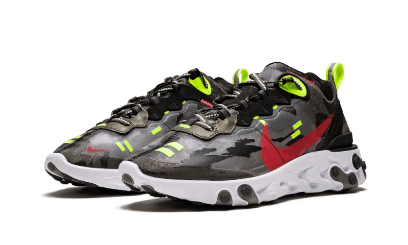 Nike React Element 87 Medium Olive Volt Crimson - CJ4988-200 4 Nike React Element 87 Medium Olive Volt Crimson - CJ4988-200 – Bild 2