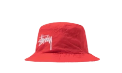 Nike Stussy Bucket Hat Habanero Red - CT8411-634